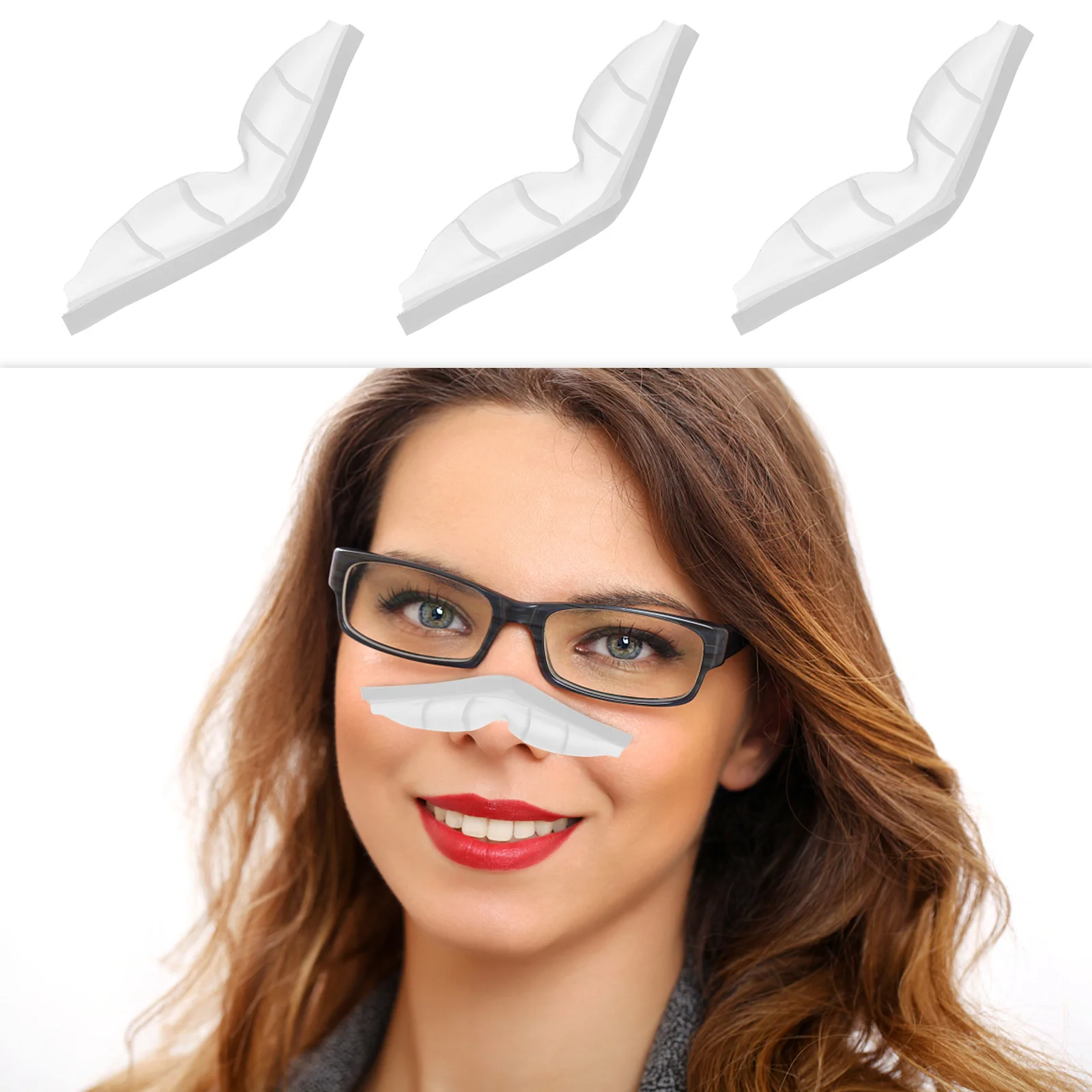 

10pcs Anti Fog Nose Bridge Strip Reusable Washable Mask Accessories Silicone Nose Pad For Clear Vision Seal Comfortable
