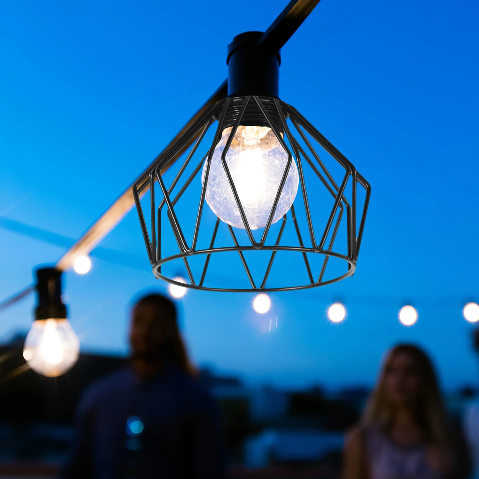 

Iron Birdcage Pendant Light Unique Design Soft Lighting Effect Warm Atmosphere Versatile Application Easy Installation