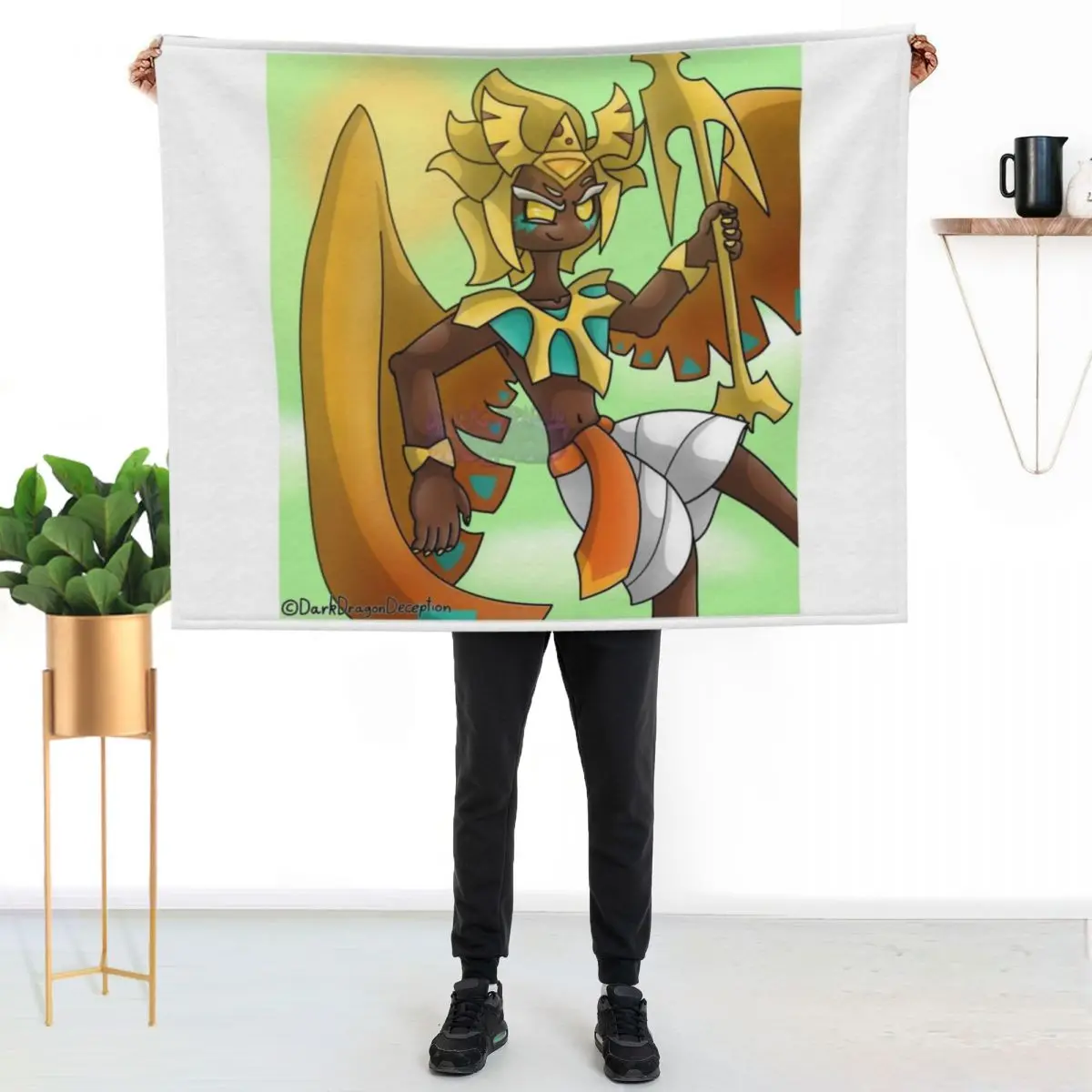 Golden Cheese Cookie (Cookie Run Kingdom) Throw Blanket for sofa For Decorative Sofa For Baby Heavy Single Blankets