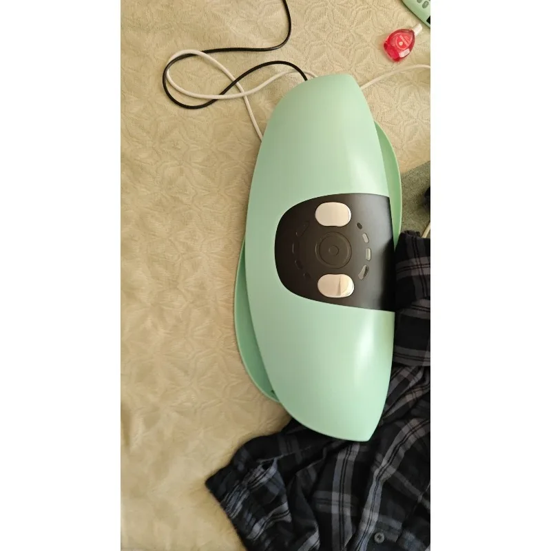 

Кривой поясничный массажер, интеллектуальный электрический успокаивающий массажер для талии с горячим компрессом, массажер для талии с подушкой безопасности