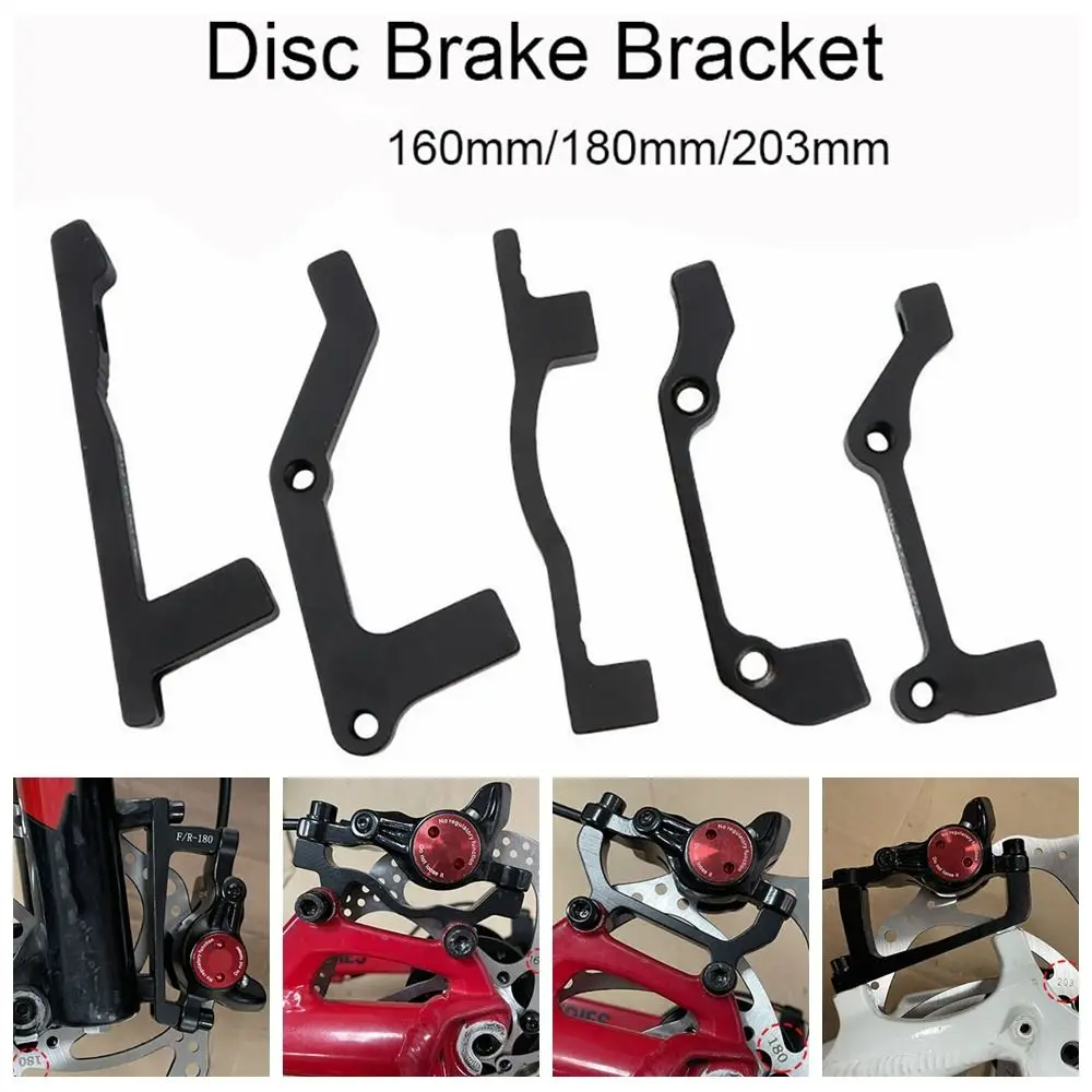 Black Disc Brake Mount Adapter Bicycle Accessories Mountain Bike PM/IS Converter Ultralight Rotor a/B Pillar Exchange Bracket