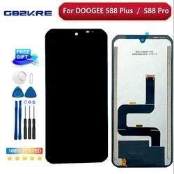 Original Display LCD e Touch Screen Digitizer Assembly substituição, Doogee S88 PRO, novo, 6,3