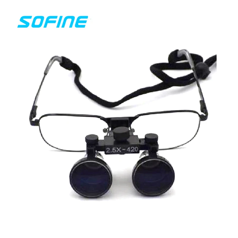 Medical Magnifying Glasses Binocular Loupe 3.5x with LED Headlight