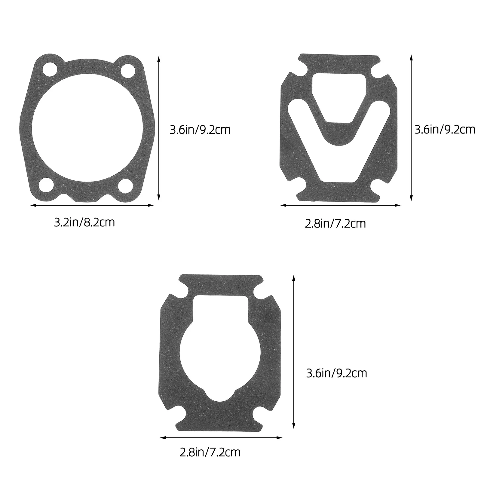 30Pcs Air Compressor Valve Paper Gasket Replacement Kit Wear Resistant Seal for Industrial Air Compressor