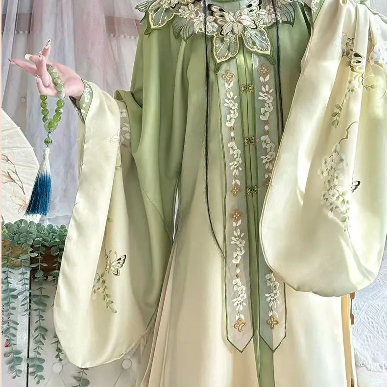 الملابس 3 قطعة مجموعة الكبار النمط الصيني فستان تقليدي الإناث الجنية تأثيري حلي Hanfu للنساء SkirNew هان الصينية