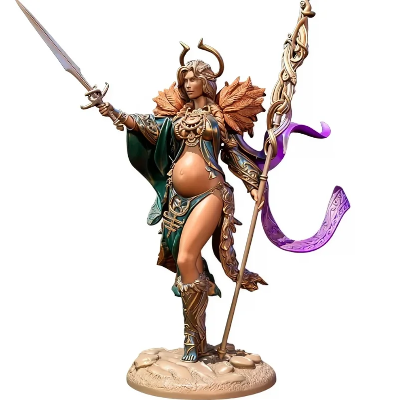 

The height of man 50mm 75mm 90mm Resin soldier kits figure beauty Self assembling and coloring（3D Printing）TD-7037/3D