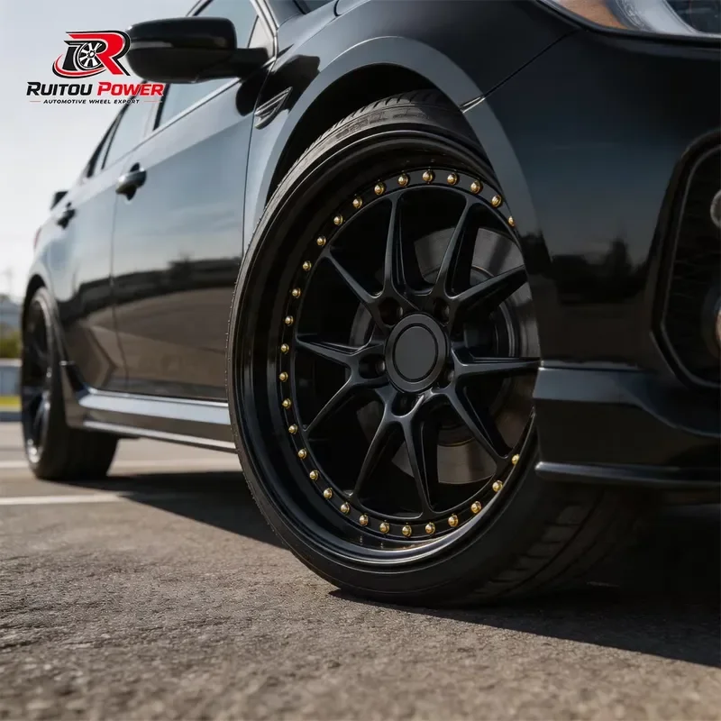 Custom 2-Piece Forged Wheels 6061-T6 Aluminum Split Y-Spoke Rims 18-22 Inch Bespoke Offset Deep Lip for M3