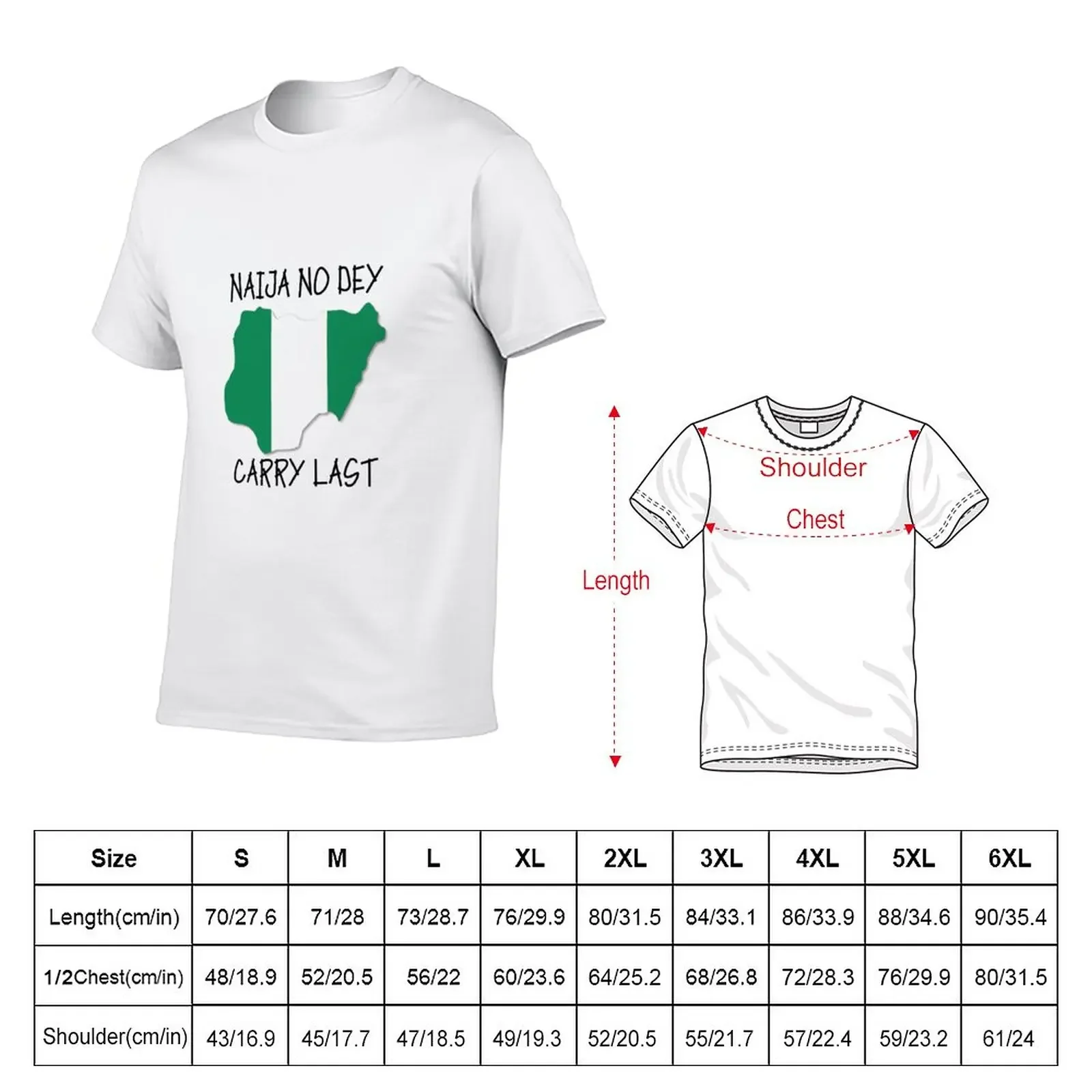 Naija No Dey Carry Last T-Shirt quick-drying tops heavyweight t shirts for men