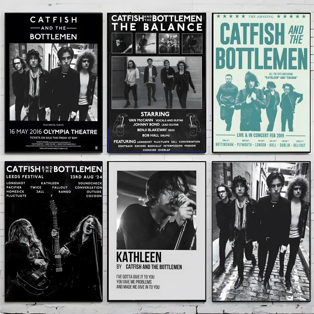 band indie C-Catfish and the Bottlemen Poster Premium Decor Art & Gift for Household Lounge Home Ornaments