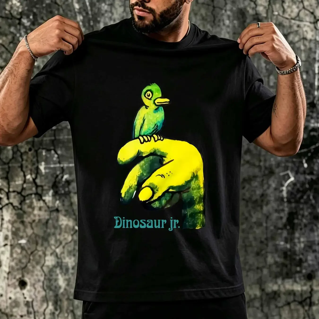 washed T Shirt art Dinosaur Jr HOT gift mom new year Dad long or short sleeves vintage Washed Stylish Unisex streetwear
