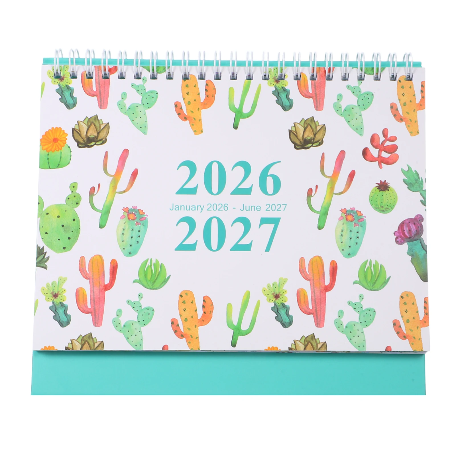 

Джа. 2026 - Джун. Подставка для календаря на 2027 для стола, компактный компактный блок-планировщик книг для ежемесячных встреч, академический маленький календарь на 2026 год