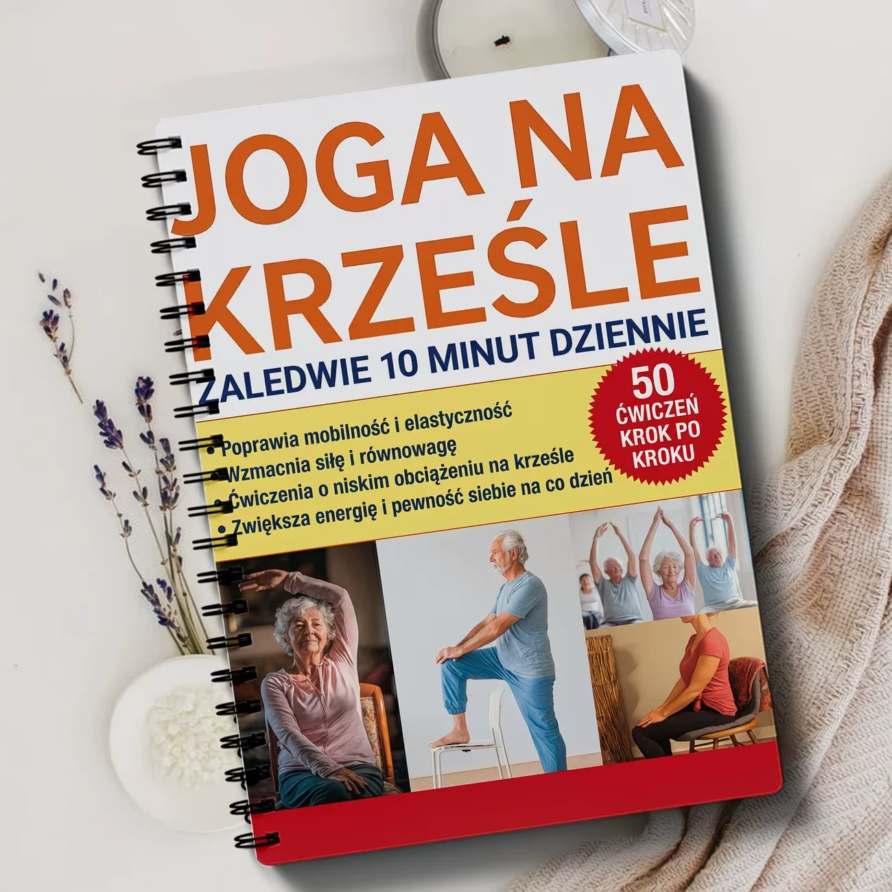 Polish Version Chair Yoga Guide Beginner-Friendly Workout for Weight Loss Muscle Strengthening & Flexibility
