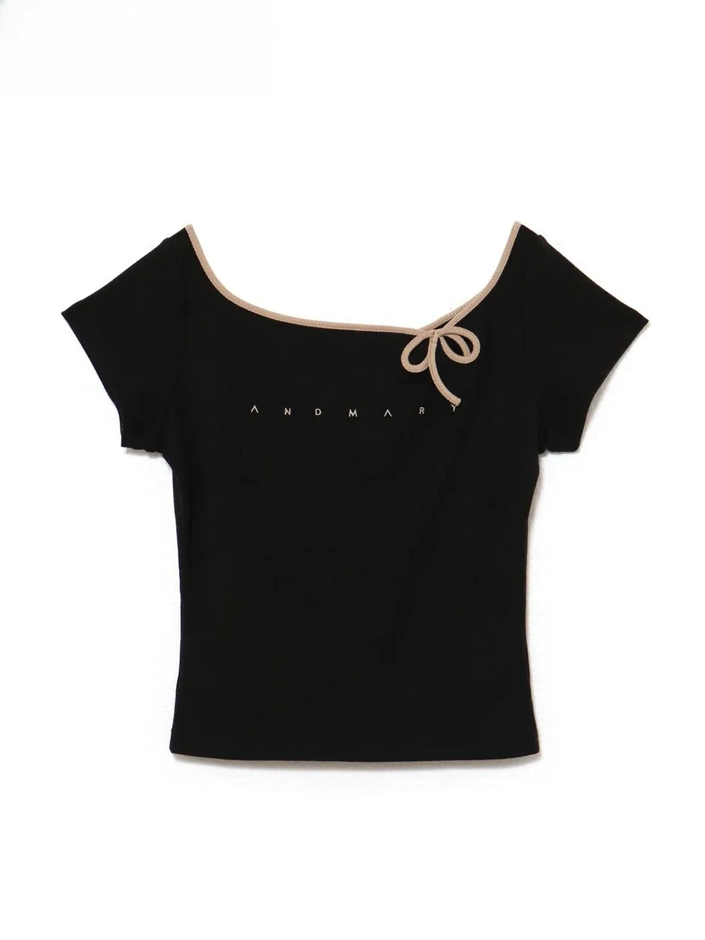 

Japnese Style Embroidered Strap Short-sleeved T-shirt Fashion Women's Tops Summer Casual Tees Slim-fit Letter Lady Tshirt