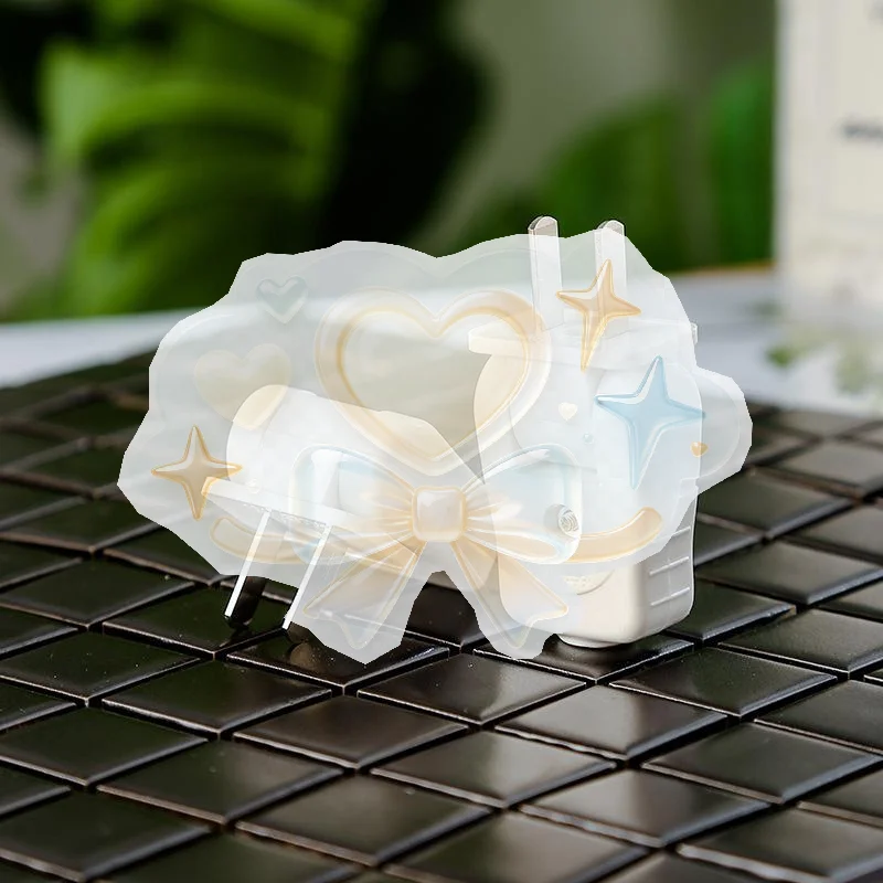 White 2 Prong Electrical Plug 180 Degree Rotatable Heat Resistant Durable Shell for Home Small Appliance Repair Use