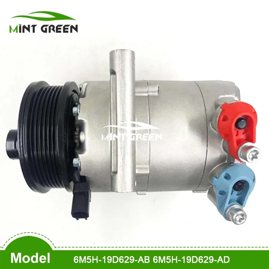 Air conditioner car compressor for Ford Focus ll/Volvo S40 ll V5 3M5M-19D629-RM 3M5M-19D629-RW 6M5H-19D629-AB 6M5H-19D629-AD