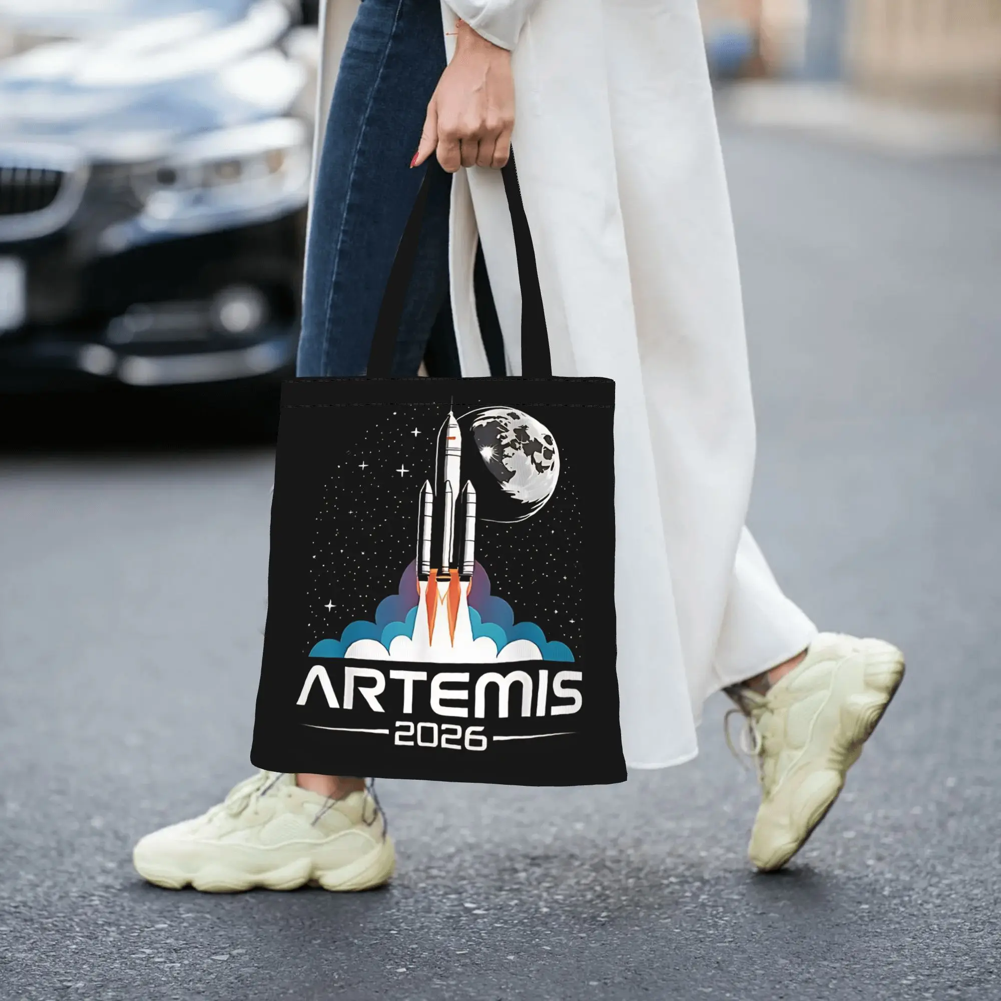 2026 Artemis II 31  Canvas Tote Bag Perfect for Outdoor Women's Top-Handle Bags