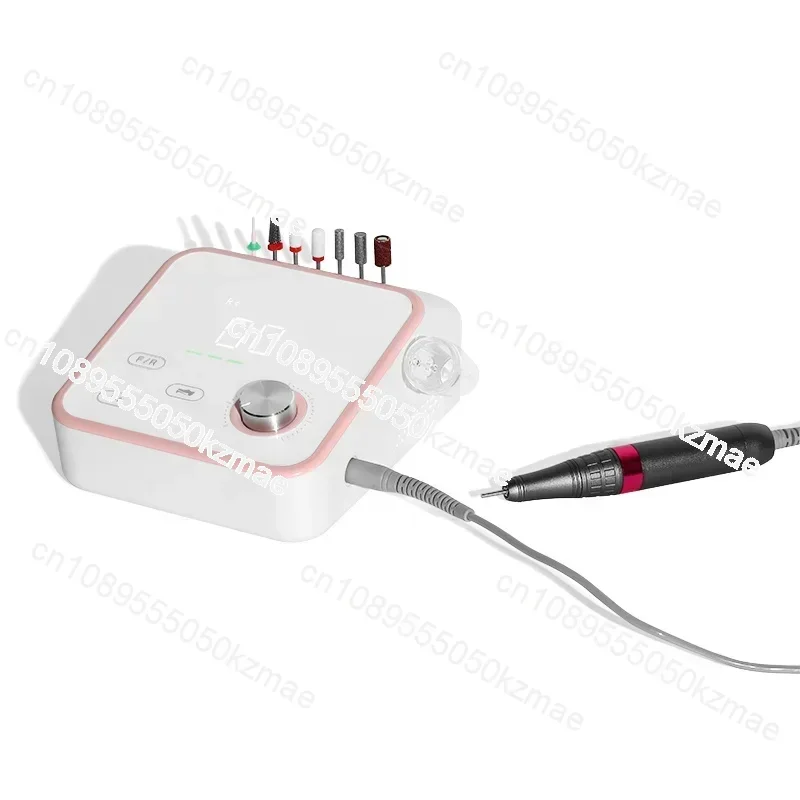 Professional Cordless Nail Drill Machine 40000 RPM - High Speed LCD Touch Pedicure Tool for Acrylic/Gel Nails