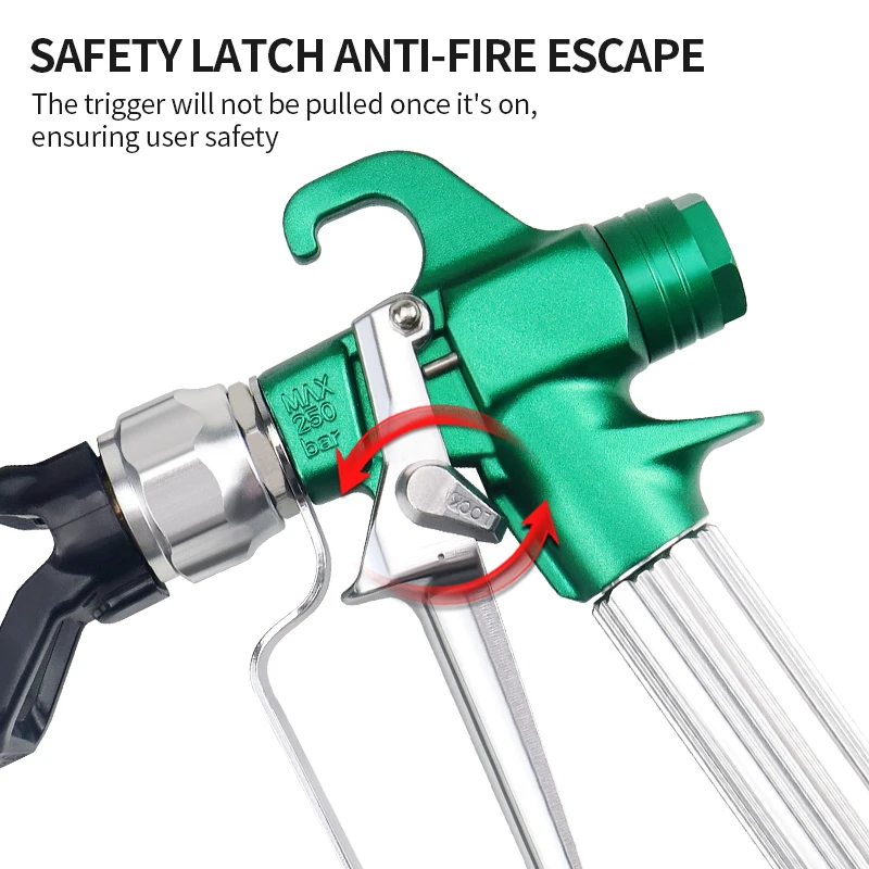 Airless Sprayer Spray Gun With 517 Tip Paint Sprayer Accessories For High Pressure 3600 PSI  Airless Sprayer Machine