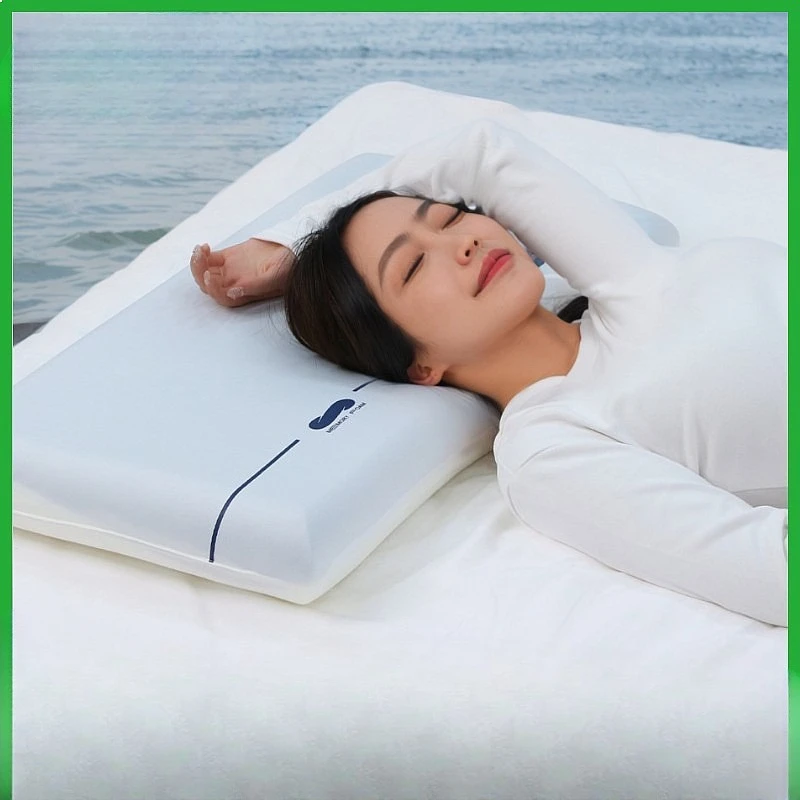 2nd Gen Pro Deep Sleep Hotel Pillow Zero Pressure Neck Support Memory Foam Core Adult