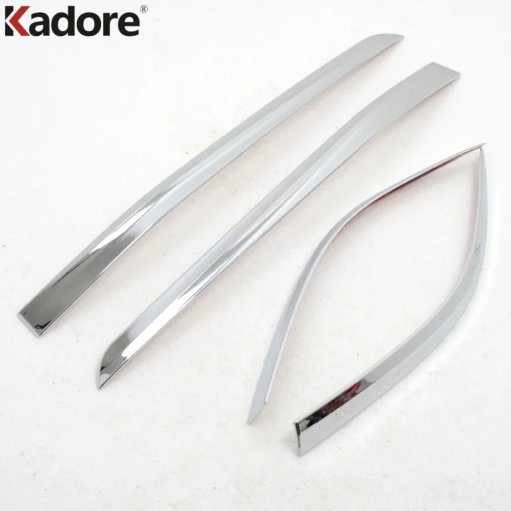 For Chevrolet Trax 2014-2016 2017 2018 Chrome Front Rear Bumper Protector Trim Strip Cover Exterior Car Accessories