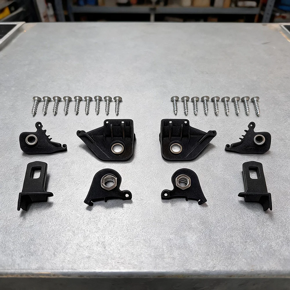 Front Pair Headlight Bracket Holder for MINI R60 2010-2016 R61 2012-2016 Countryman Paceman ABS Mounting Bracket