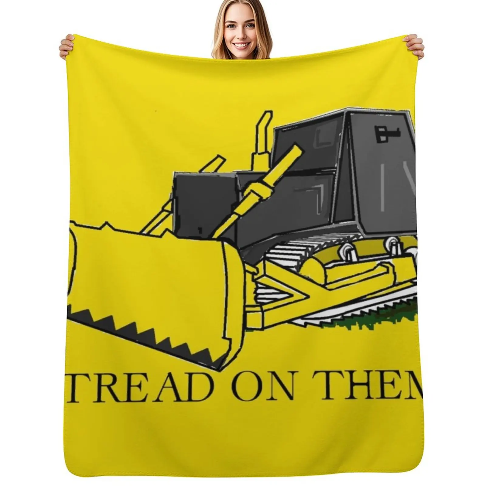 

Marvin Heemeyer: Tread on them, Killdozer Throw Blanket Stylish Couch Blanket for Home Living Room