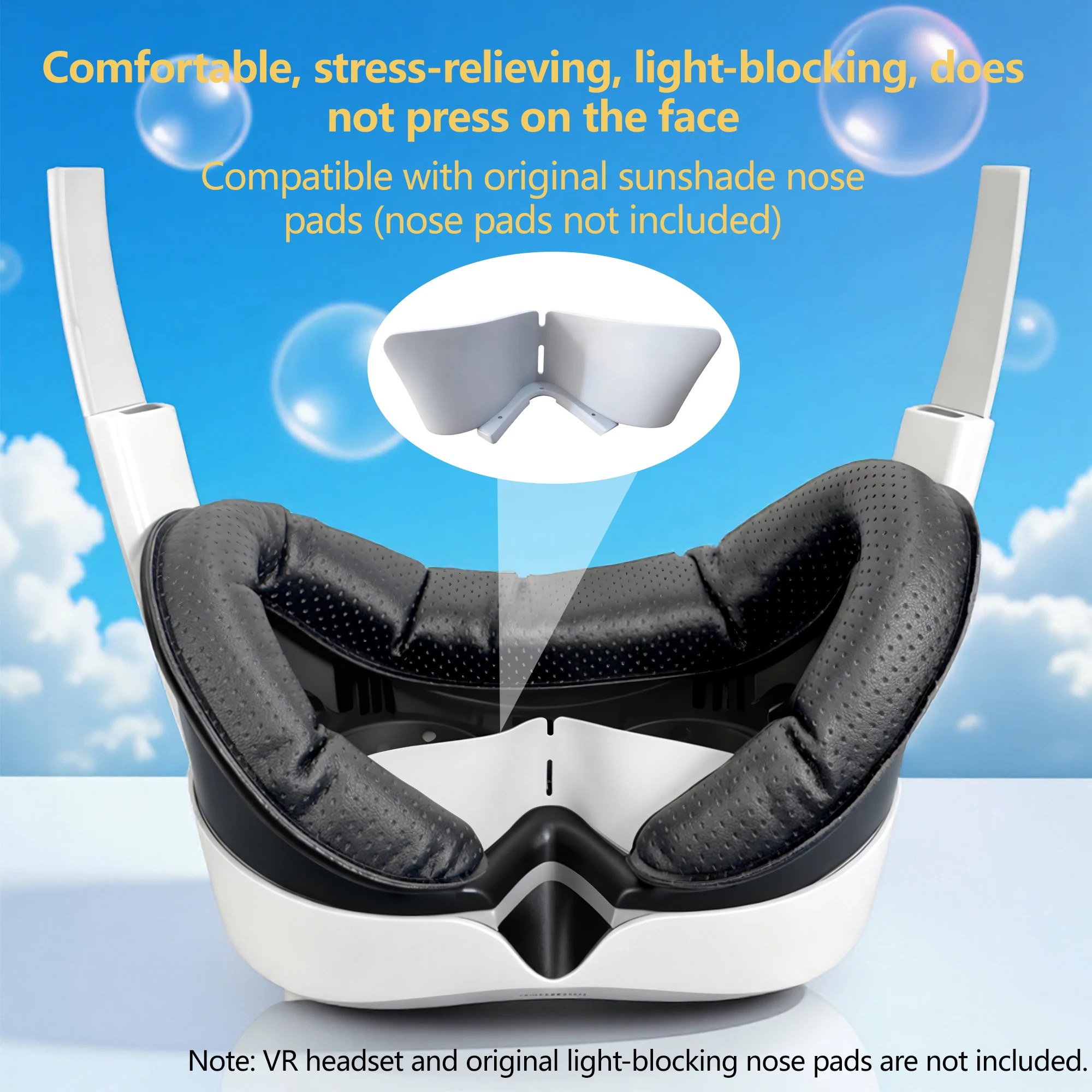 

For PICO4 ULTRA Wide Magnetic Replacement Mount Joystick Caps Lens Covers Bundle for Enhanced Gaming Experience