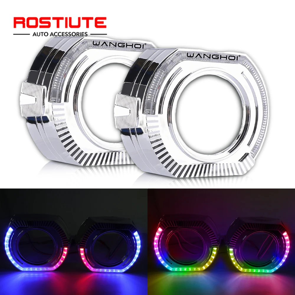 RGB 3 Inch Lens Mask with Angel Eyes 2.5