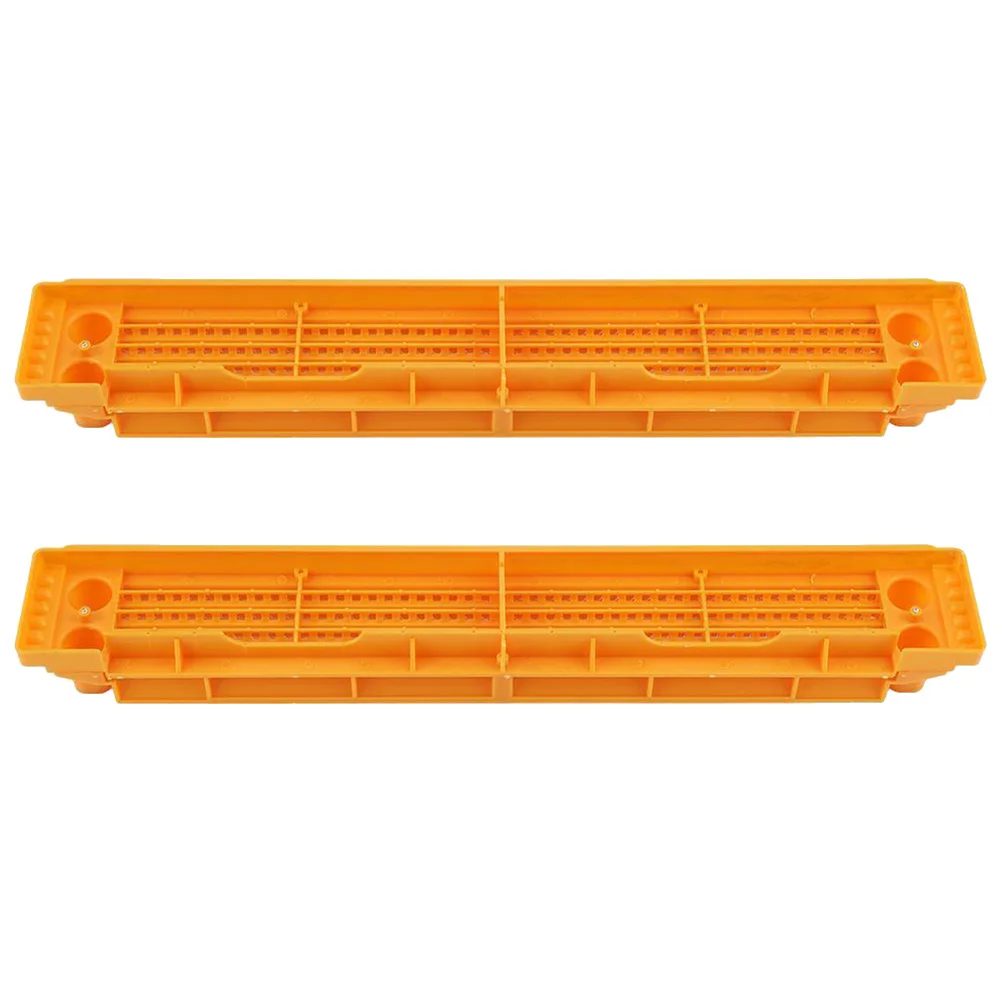 

2Pcs Bee Tool Pollen Collector Plastic Durable Rustproof Beekeeping Accessory Outdoor Use Orange Bee Tool Collector