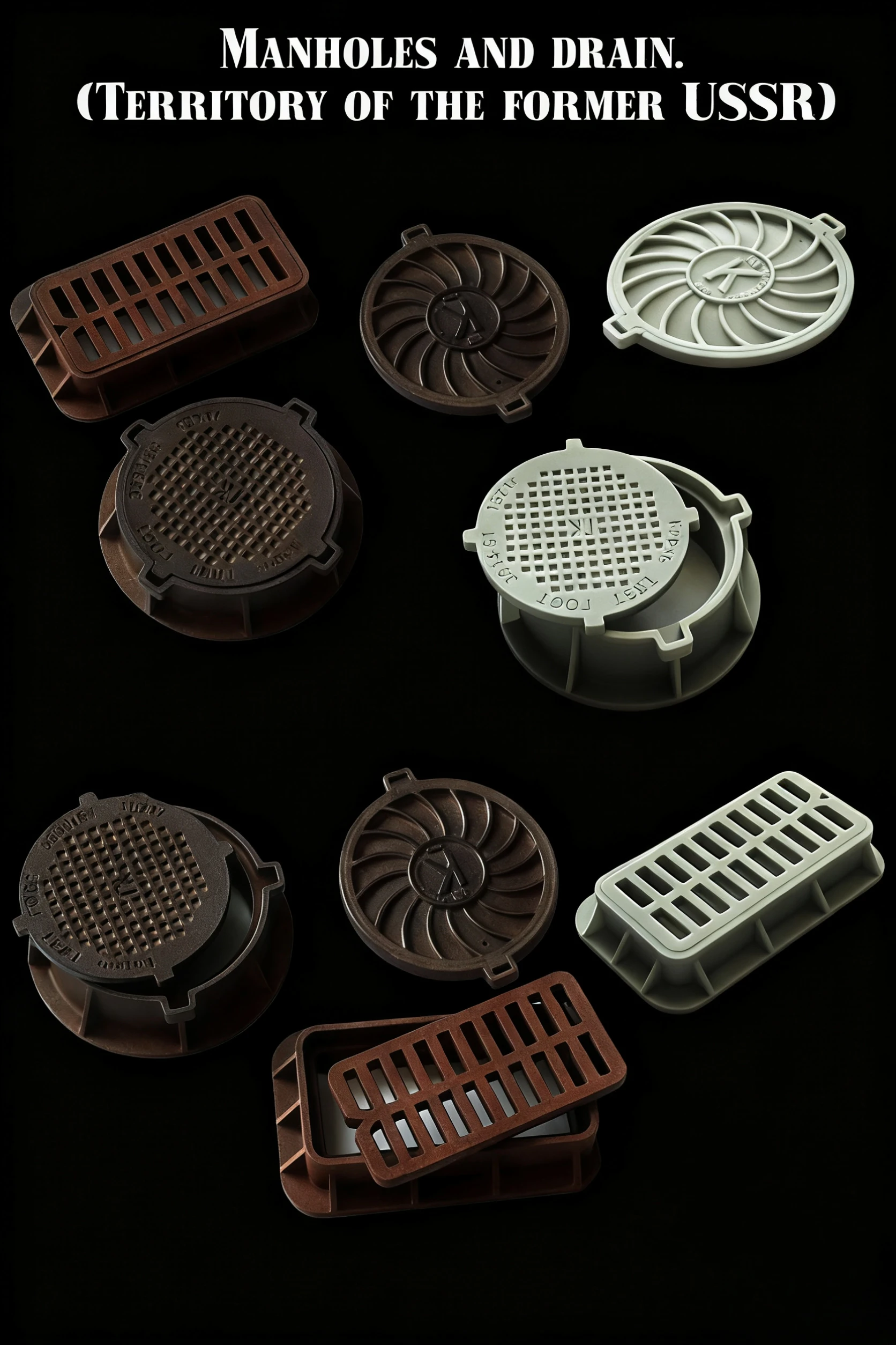

1:35 Casting Resin Model Assembly Kit, GK， Layout of Resin Sewer Fittings Scene, Unpainted