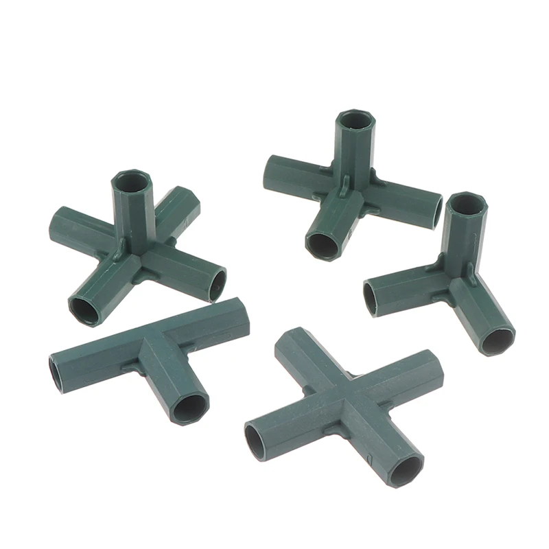 16MM PVC Fitting Stable Support Heavy Duty Greenhouse Frame Building Connector Made Of High Quality Plastic Material