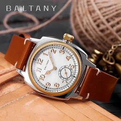 Baltiany 2024 New Seagull ST1701 Men's Automatic Mechanical Watch Luxury Sapphire Stainless Steel Waterproof 20Bar Luminous C3 w