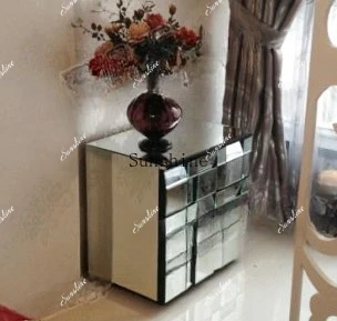 Mirror bedside locker simple European fashion modern three-dimensional effect neoclassical  FT