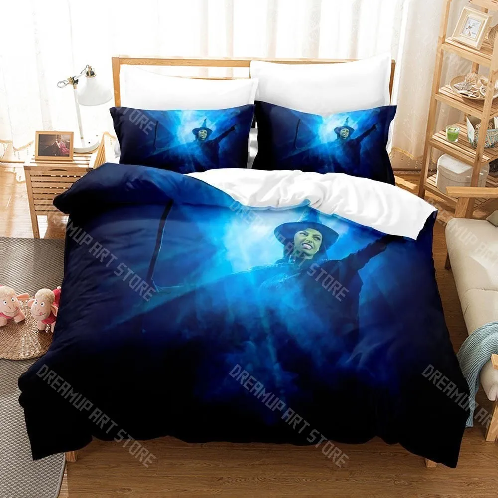 3D Printed Wicked Musical Bedding Set for Boys Girls Duvet Cover Pillowcase Twin Queen King Full Single Double Sizes