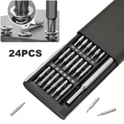 New 24 in 1 precision magnetic screwdriver repair multi-purpose set for mobile phone repair and disassembly screwdriver tool set