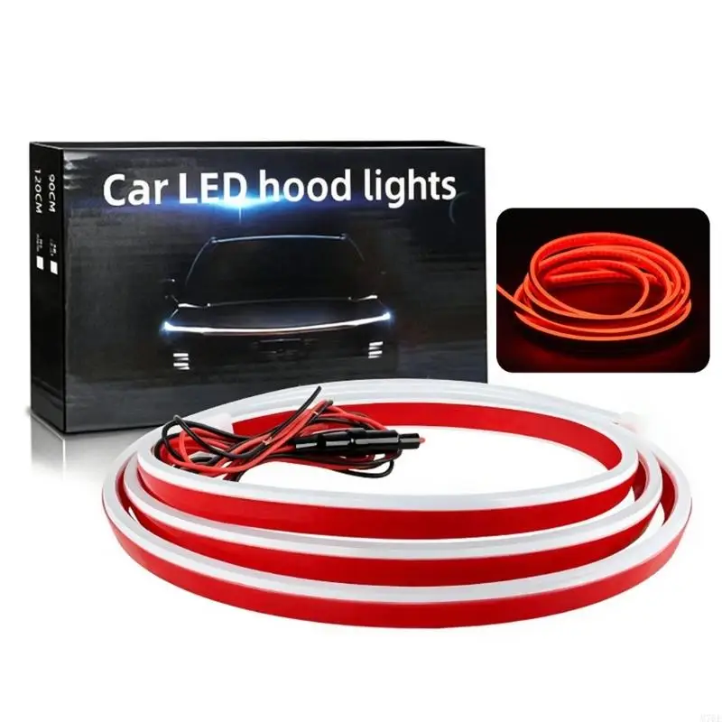 M76E Motorhauben-Akzentbeleuchtung, 71 Zoll flexible dynamische LED-Lampe für 12-V-Fahrzeuge – Detail 5
