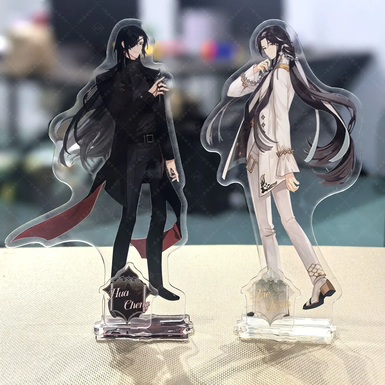 

«Небесная официальная настольная вывеска Bestows Blessings, цветочное город Xie Lian, периферийные акриловые стоячие вывески, украшение.