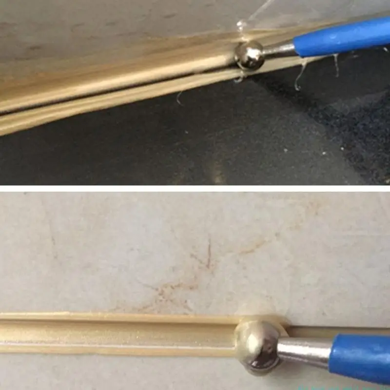 4 Teile/satz Fliesen Abdichten Finishing Werkzeug Doppel Stahl Gepresste Kugel Fliesen Joint Werkzeug Fliesen Boden Joint Reparatur Abdichten Tool