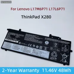 Original L17C6P71 Laptop Battery For Lenovo ThinkPad X280 SB10K97619 01AV470 01AV471 L17M6P71 L17L6P71 SB10K97617 SB10K97618