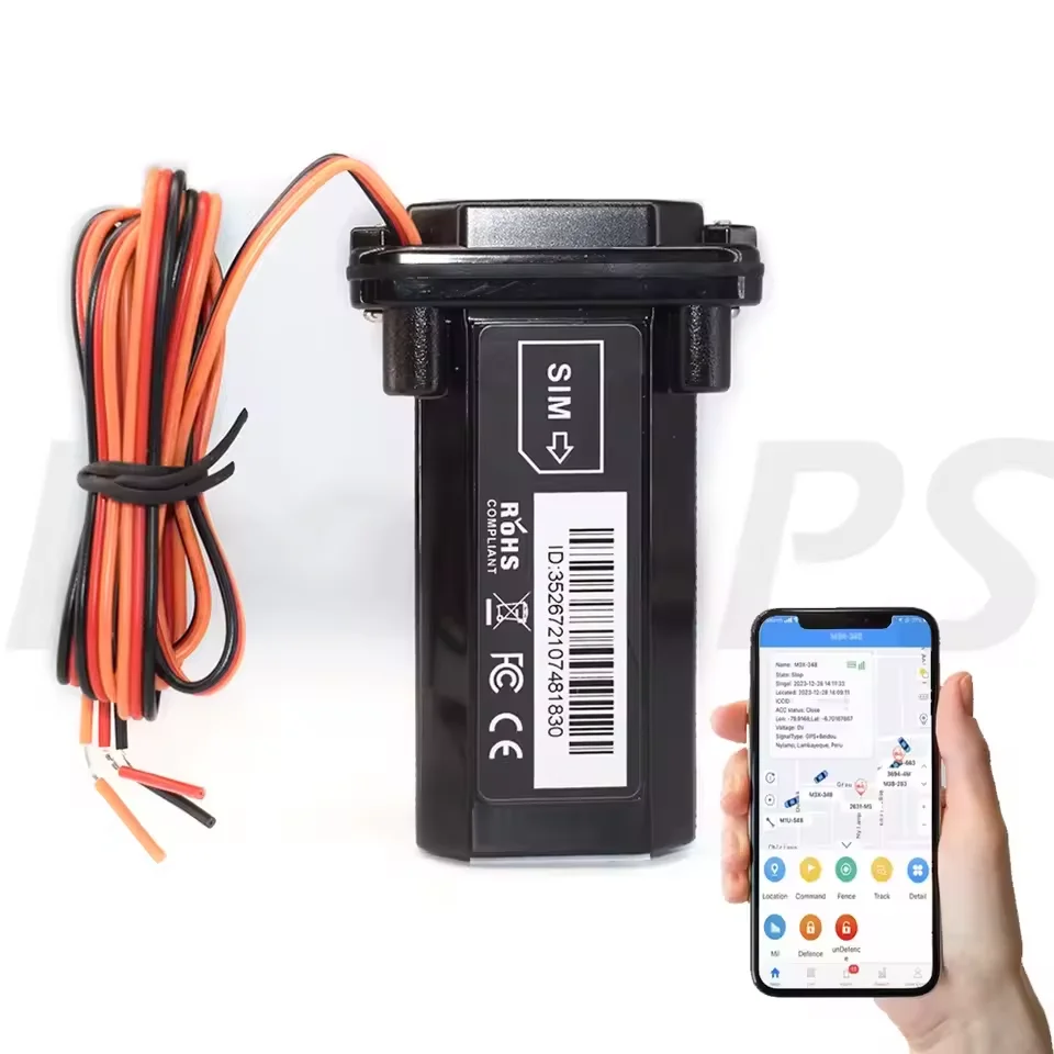 Global GPS Tracker Waterproof Built-in Battery GSM Locator AGPS Positioning Online Real Time Tracking Device for Car Motorcycle
