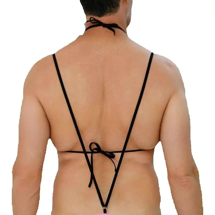 

Мужской сексуальный комплект бикини с бретелями и шнуровкой, трусы-стринги, мужское белье, танга, мужские трусы