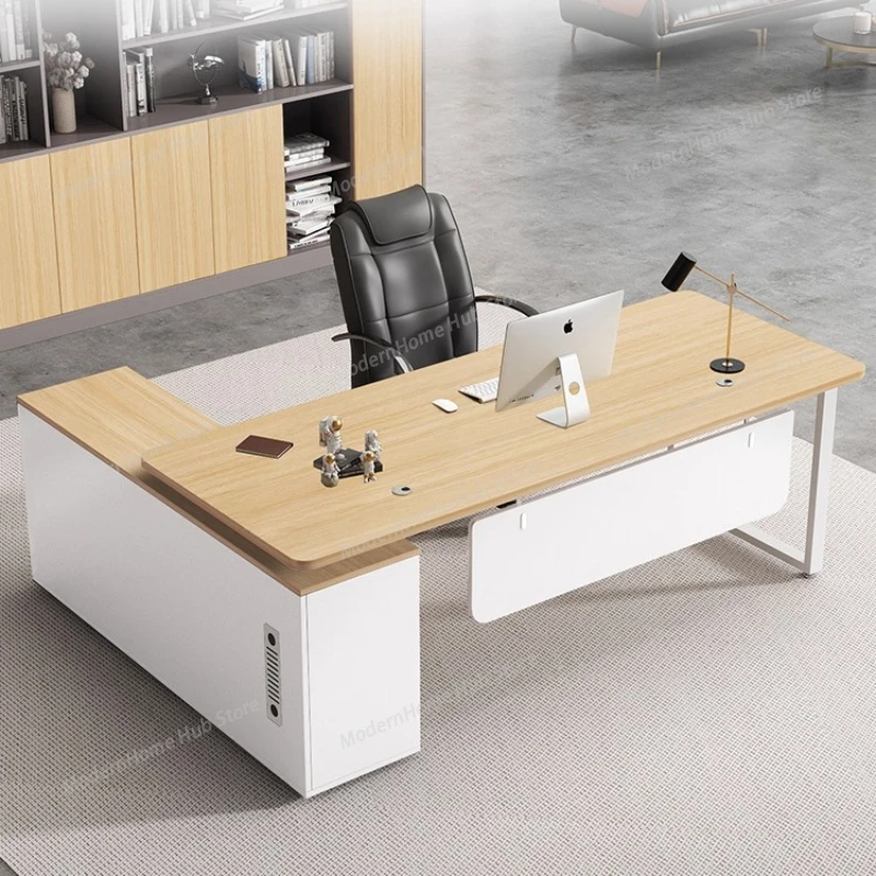 Drawers Brown Executive Desk Strong Wooden Wood Large Executive Desk Modern Drawers Mesa De Escritorio Office Desk Furniture