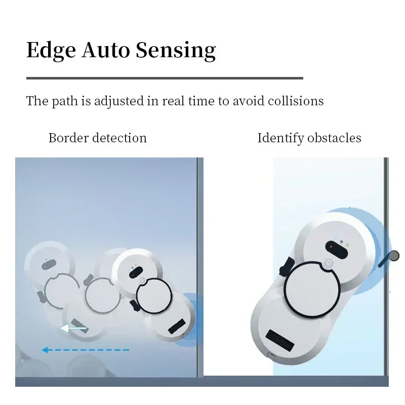 Window Cleaning Robot Large Suction Spray Electric Window Cleaning Robot anti-fall Remote Control Vacuum Cleaner