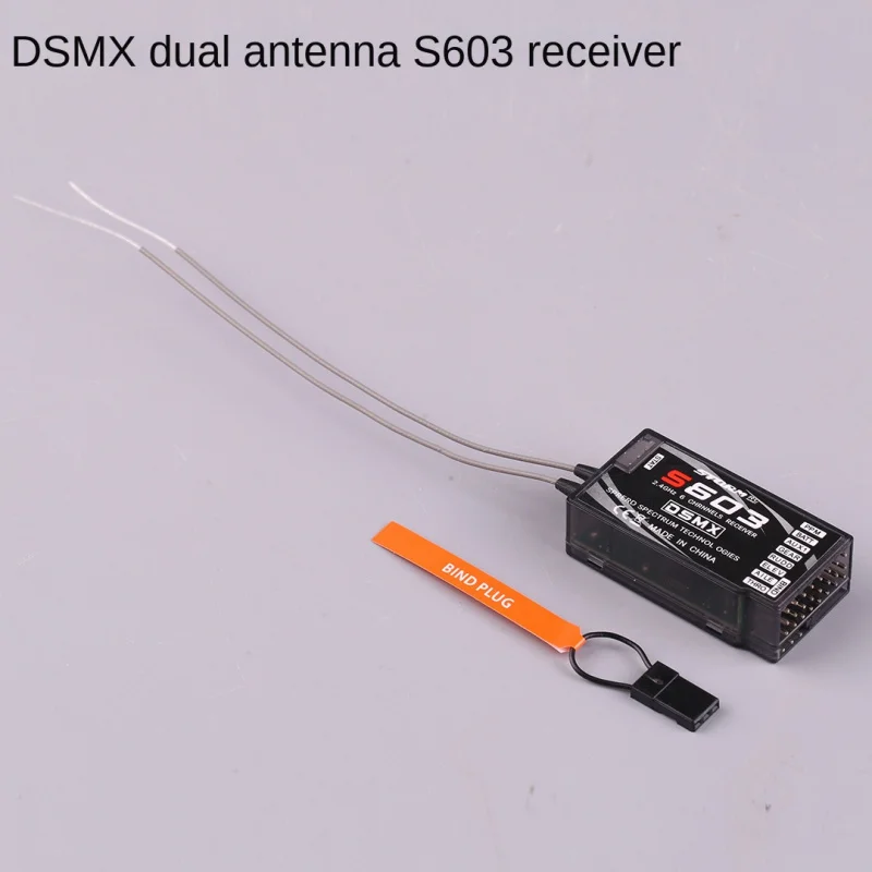 Hot DSMX AR6210 2.4GHz 6 Channel MKron DSM2 S603 RC Receiver for model aircraft Transmitter Spektrum DX6i DX7 DX8 JR DSX7 DSX9