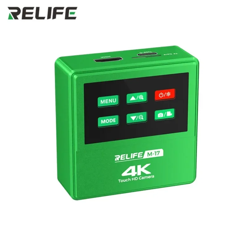 Imagem -06 - Relife M17 4k Microscópio Câmera Eletrônica Hdmi hd Grau Industrial 60fps Chip High-end Suporte a Vídeo Foto Armazenamento Udisk