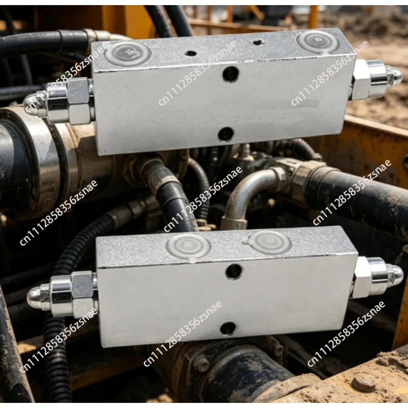 Hydraulic Two‑way Balance Valve Lock Relief Valve Spare Part For Engineering Crane Cylinder Oil Pump Tubing Assembly