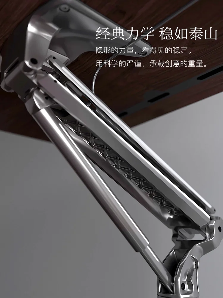 Pneumatic lifting table Lecture table Standing workbench Home desk Movable computer desk Small desk