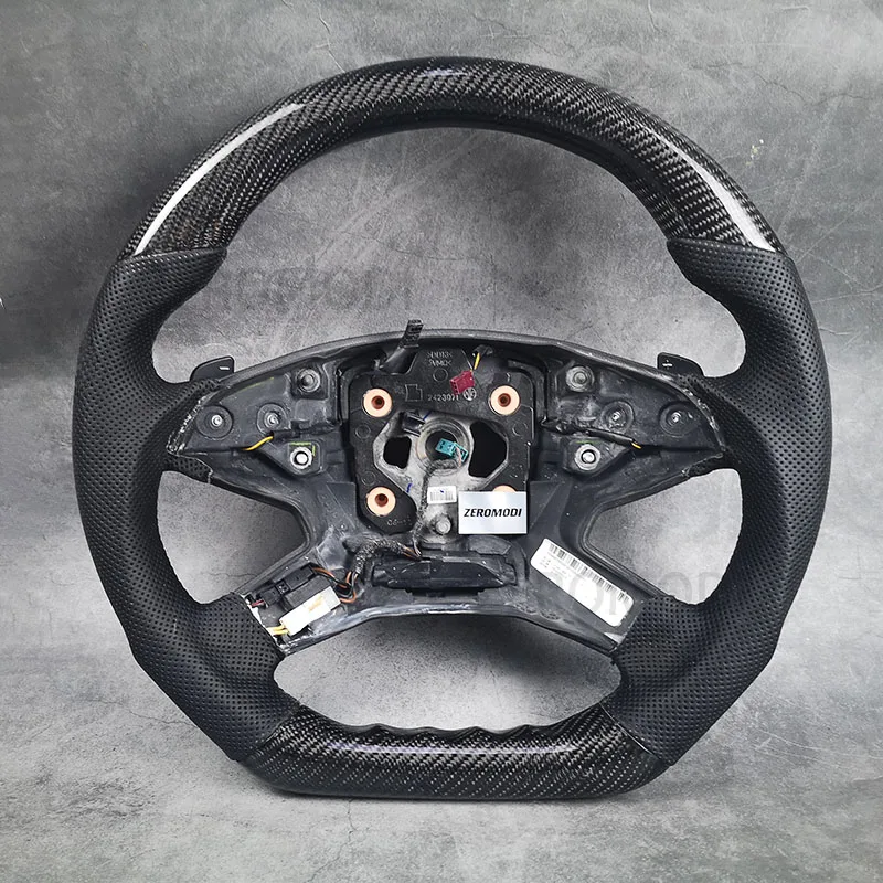 Carbon Fiber Steering Wheel Fit For Mercedes Benz W164 W251 W245 ML GL B R Class 300 350 400 2006 2007 2008 2009