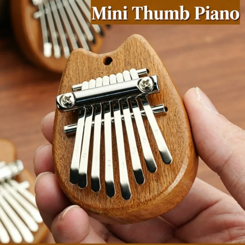 Mini Daumenklavier Karimba Kristall Finger-Handklavier Niedliches Tragbares Kinderinstrument Geschenk