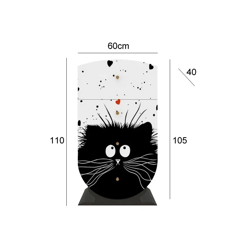 

cat lacquer painting decorative cabinet solid wood four chest cabinet bedroom bedside cabinet integrated against the wall